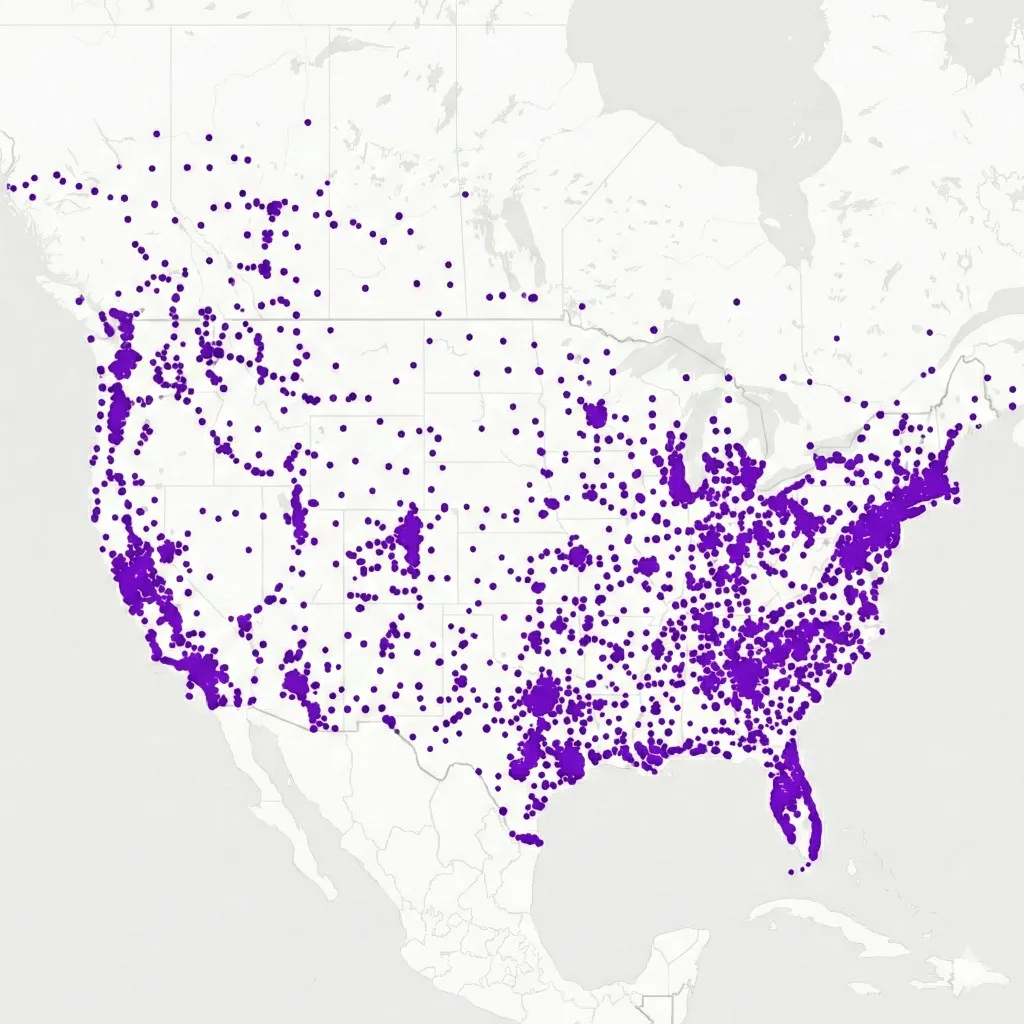 ENDVR dealer network map