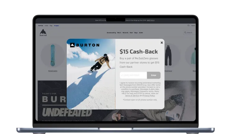 Brand Funds a Cashback Offer
